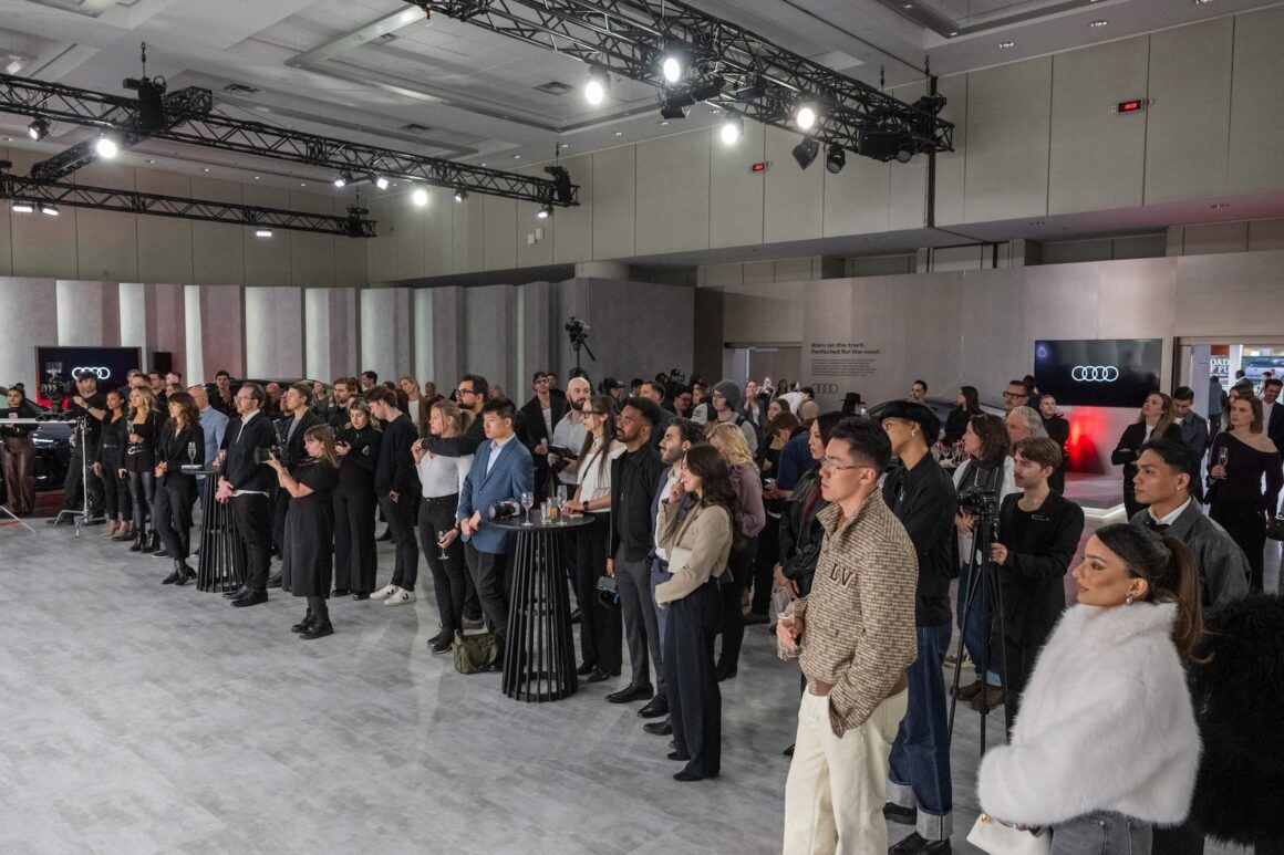 Guests at the Audi Haus opening night panel and cocktail reception. (Photo: George Pimentel for Audi Canada)